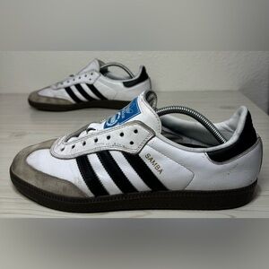 Adidas Samba OG Men's Size 11 US Cloud White Black Athletic Shoes